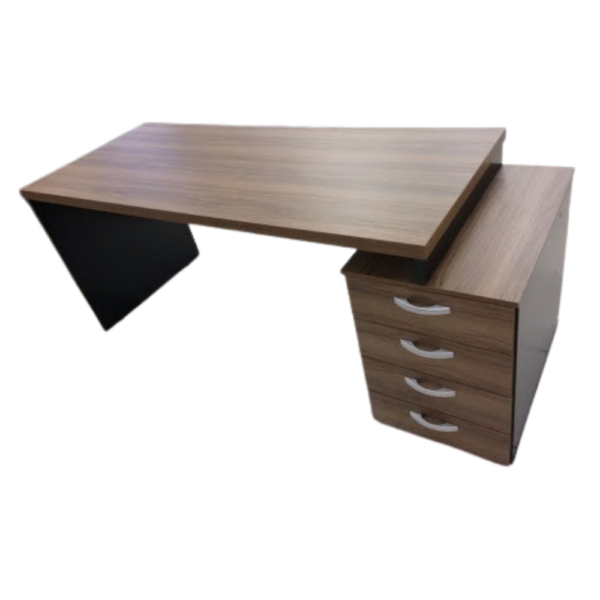 Mesa Reta com Gaveteiro Escritório e home office - Image 2