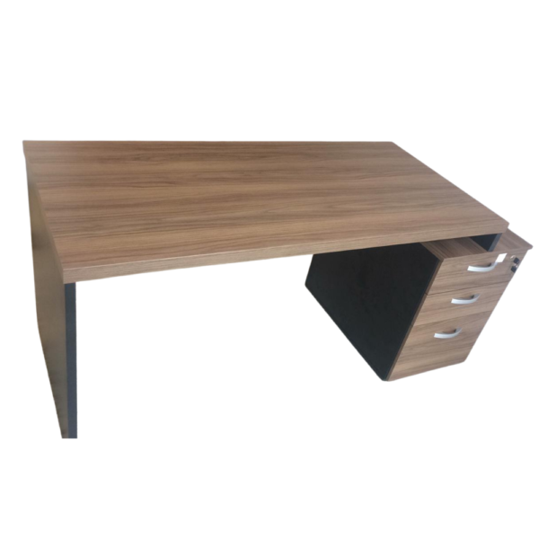 Mesa Reta com Gaveteiro Escritório e home office - Image 4