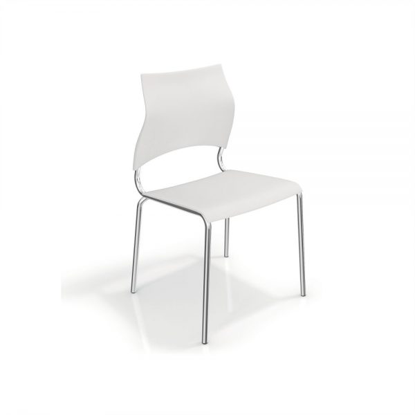 Cadeira Milao Branca 2C017CR01