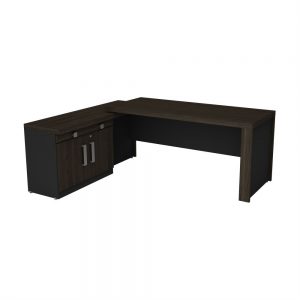 Mesa Em L com Armario Auxiliar MOB4064